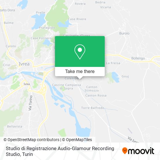 Studio di Registrazione Audio-Glamour Recording Studio map