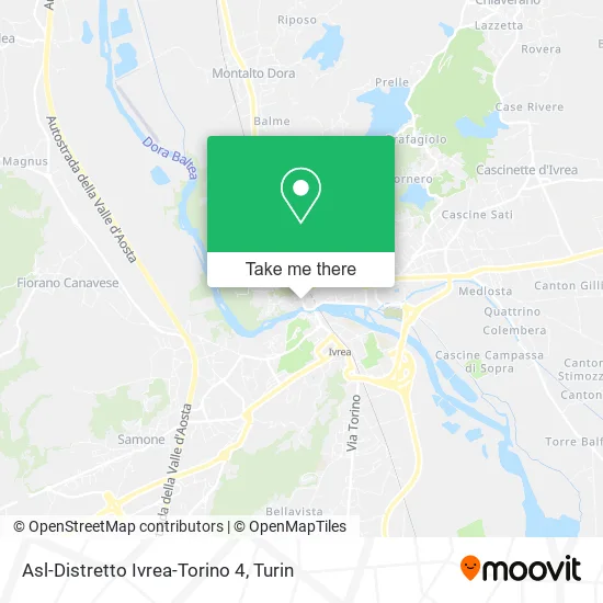 Asl-Distretto Ivrea-Torino 4 map