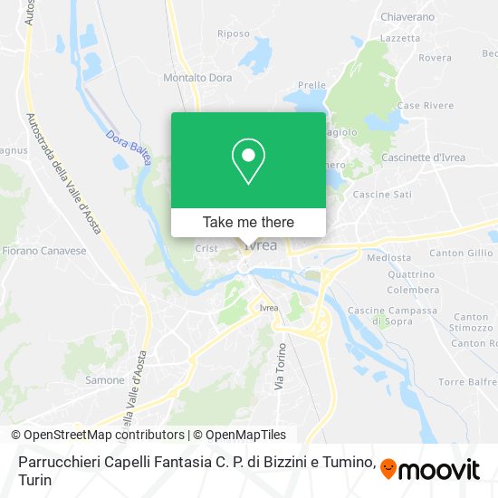 Parrucchieri Capelli Fantasia C. P. di Bizzini e Tumino map