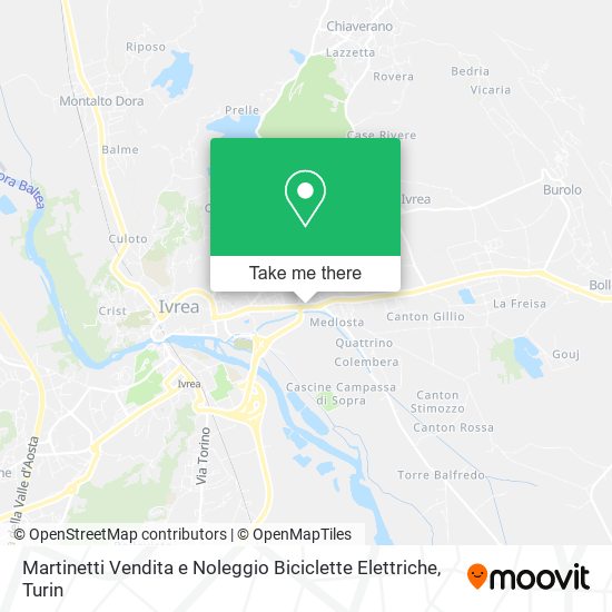 Martinetti Vendita e Noleggio Biciclette Elettriche map