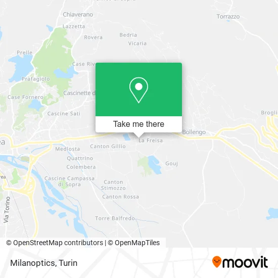 Milanoptics map