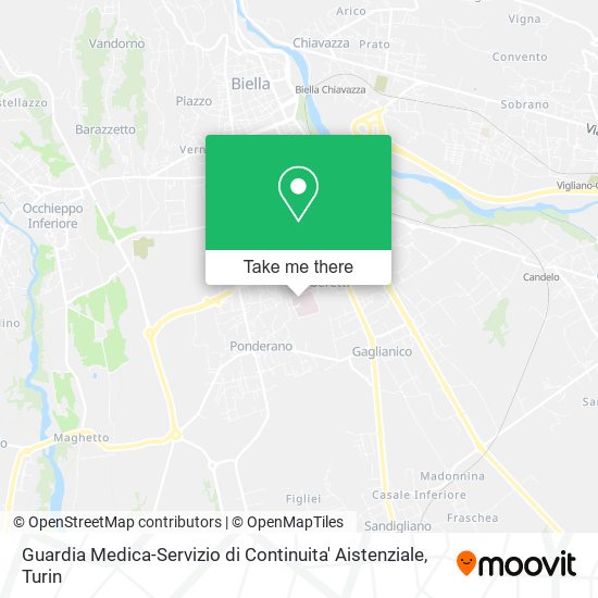 Guardia Medica-Servizio di Continuita' Aistenziale map