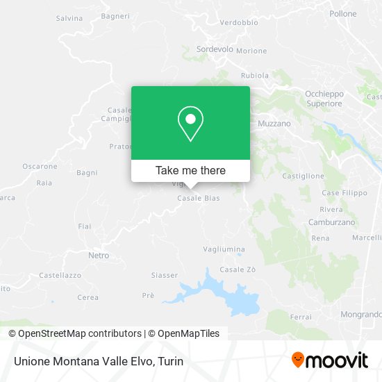 Unione Montana Valle Elvo map