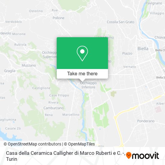 Casa della Ceramica Calligher di Marco Ruberti e C. - map
