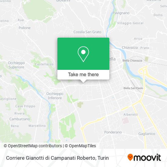 Corriere Gianotti di Campanati Roberto map