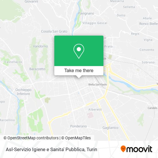 Asl-Servizio Igiene e Sanita' Pubblica map