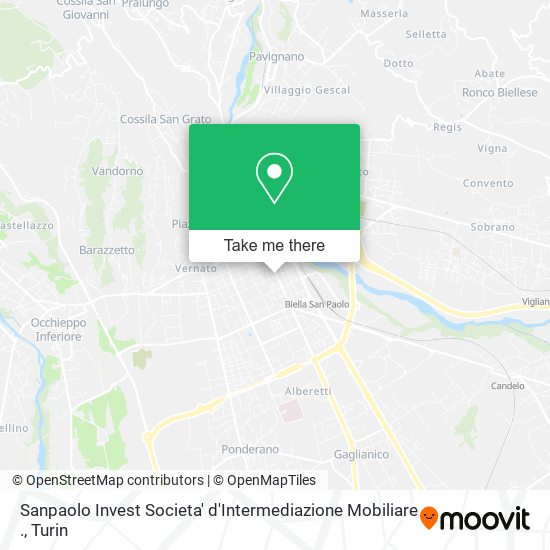 Sanpaolo Invest Societa' d'Intermediazione Mobiliare . map