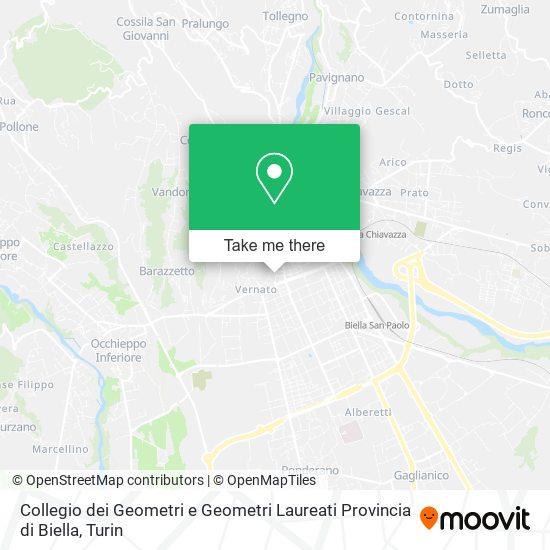 Collegio dei Geometri e Geometri Laureati Provincia di Biella map
