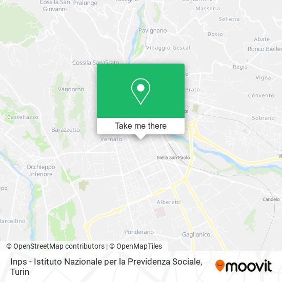 Inps - Istituto Nazionale per la Previdenza Sociale map