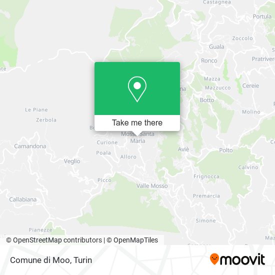 Comune di Moo map