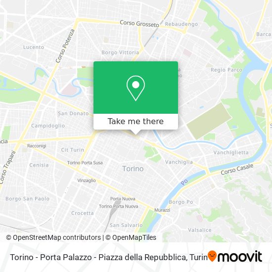 Torino - Porta Palazzo - Piazza della Repubblica map