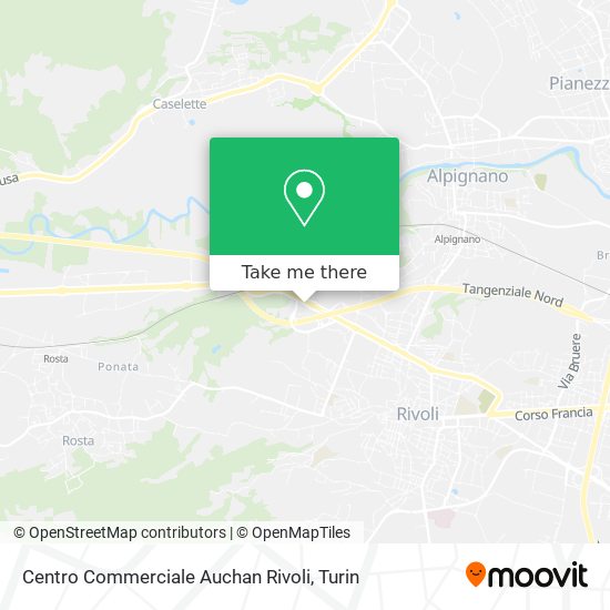 Centro Commerciale Auchan Rivoli map
