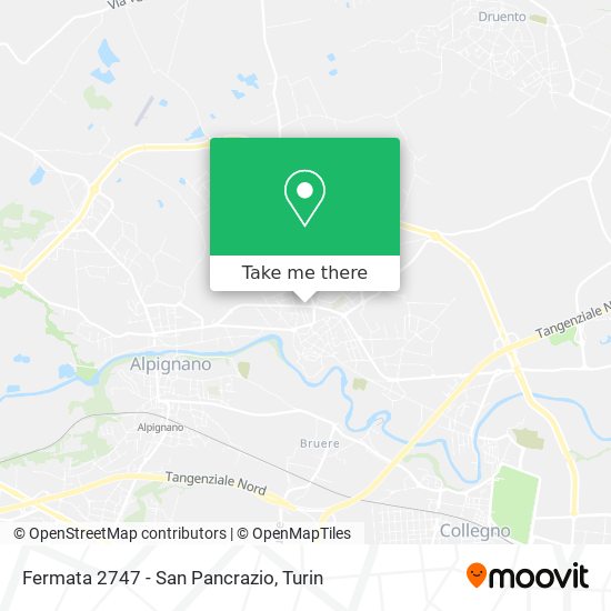 Fermata 2747 - San Pancrazio map