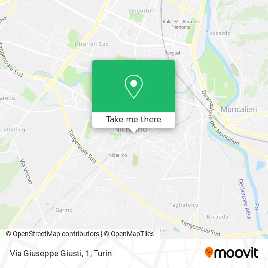 Via Giuseppe Giusti, 1 map