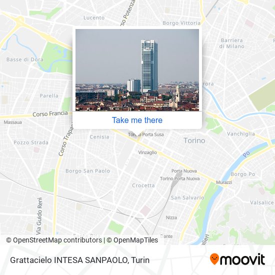 Grattacielo INTESA SANPAOLO map