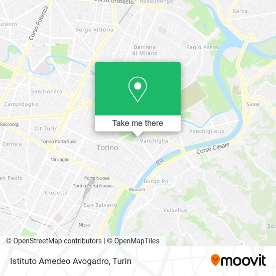 Amedeo Avogadro Institute map