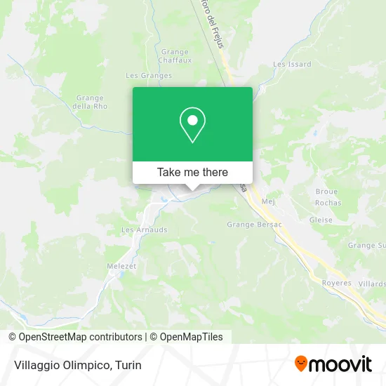 Olympic Village map