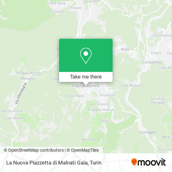 La Nuova Piazzetta di Malnati Gaia map