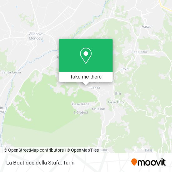 La Boutique della Stufa map