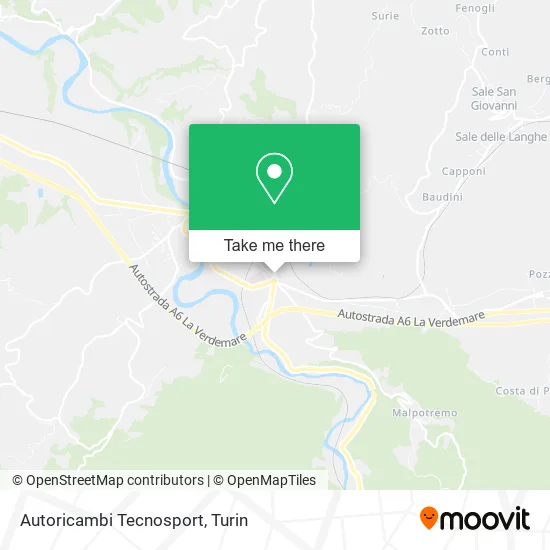 Autoricambi Tecnosport map