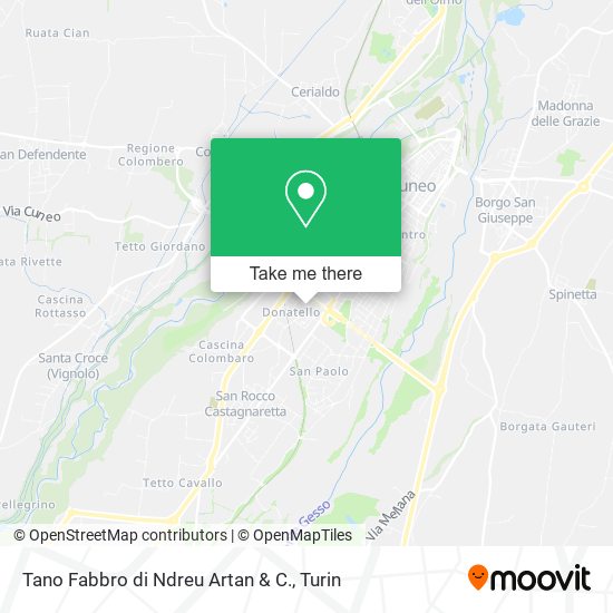 Tano Fabbro di Ndreu Artan & C. map