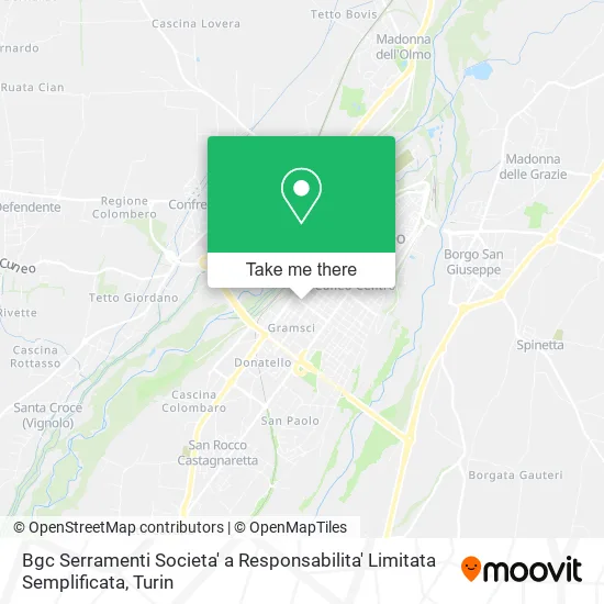 Bgc Serramenti Societa' a Responsabilita' Limitata Semplificata map