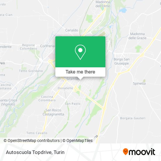 Autoscuola Topdrive map