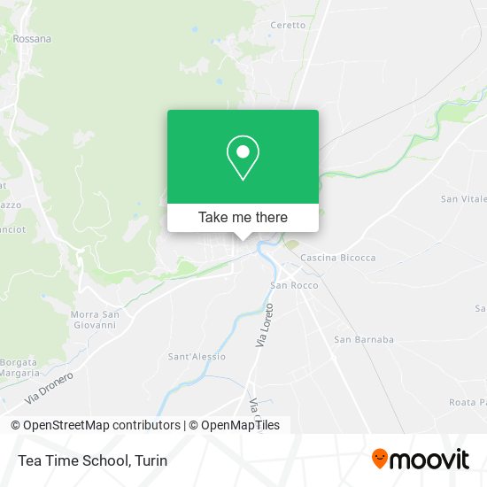 Tea Time School map