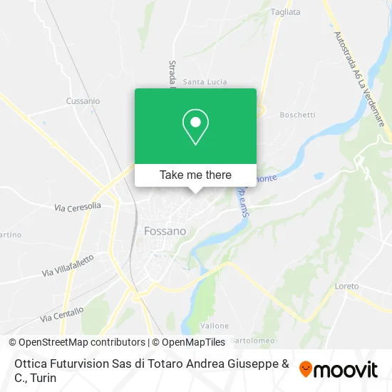 Futurvision Optics by Totaro Andrea Giuseppe & Co. map