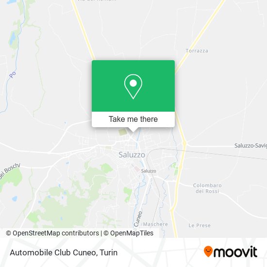 Automobile Club Cuneo map