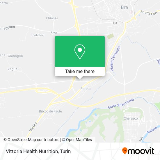 Vittoria Health Nutrition map