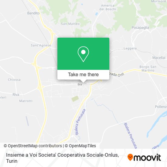 Insieme a Voi Societa' Cooperativa Sociale-Onlus map