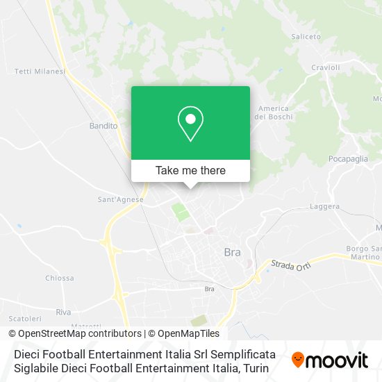 Dieci Football Entertainment Italia Srl Semplificata Siglabile Dieci Football Entertainment Italia map