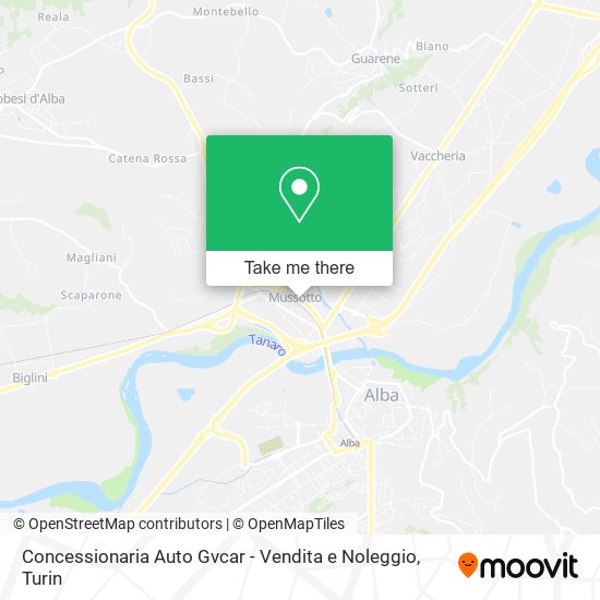 Concessionaria Auto Gvcar - Vendita e Noleggio map