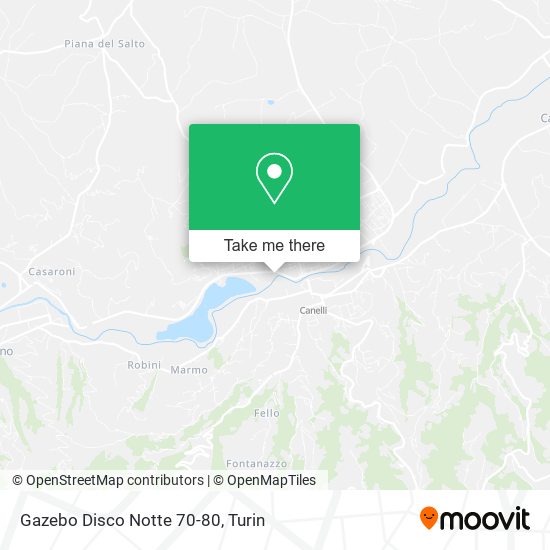 Gazebo Disco Notte 70-80 map