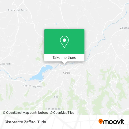Zaffiro Restaurant map
