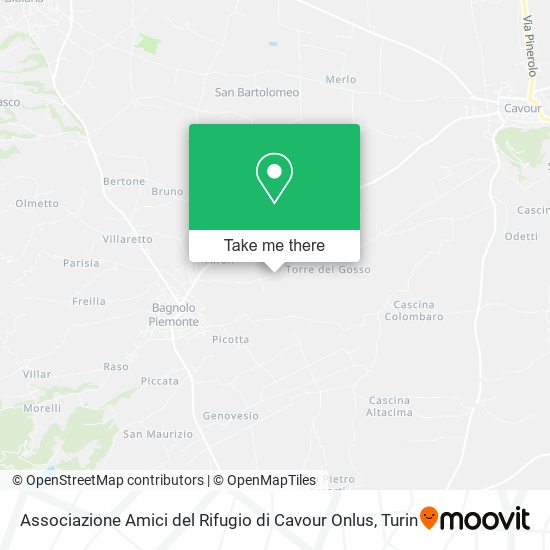 Associazione Amici del Rifugio di Cavour Onlus map