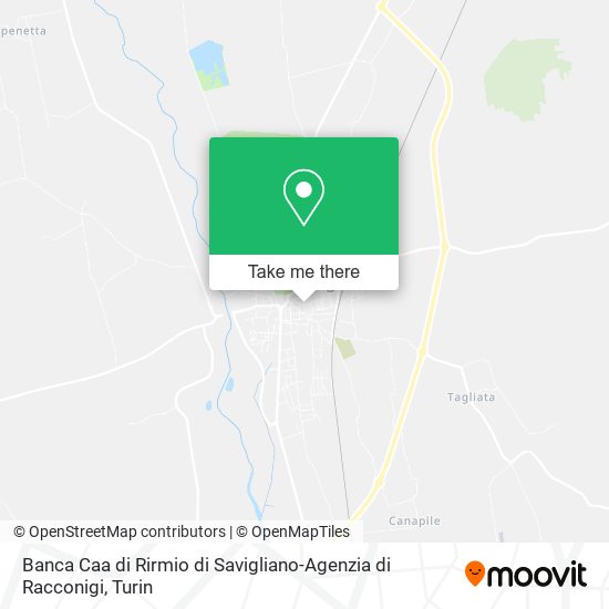 Banca Caa di Rirmio di Savigliano-Agenzia di Racconigi map