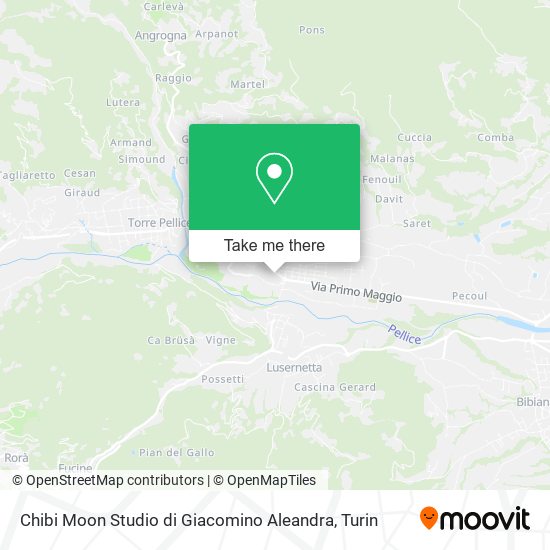 Chibi Moon Studio di Giacomino Aleandra map