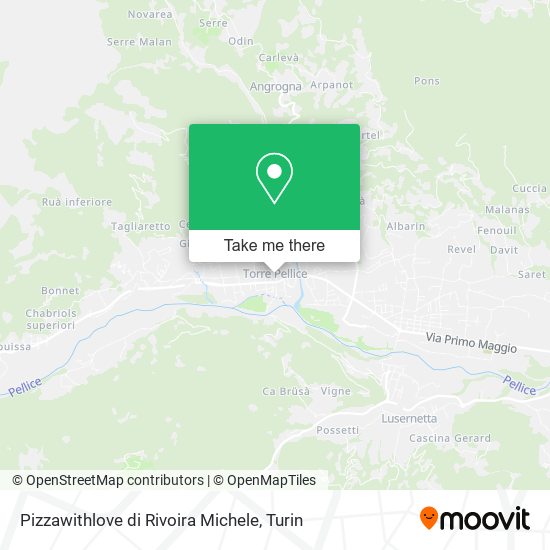 Pizzawithlove di Rivoira Michele map