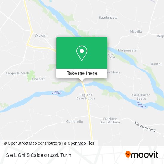 S e L Ghi S Calcestruzzi map
