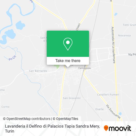 Lavanderia il Delfino di Palacios Tapia Sandra Mery map