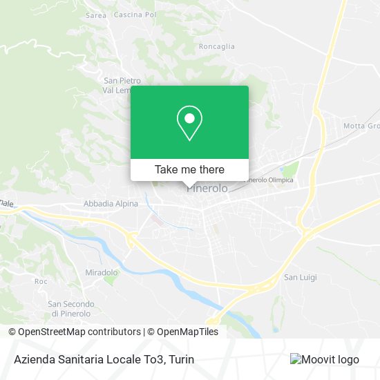 Azienda Sanitaria Locale To3 map
