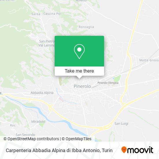 Carpenteria Abbadia Alpina di Ibba Antonio map