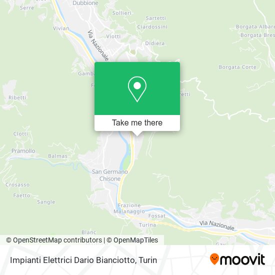 Impianti Elettrici Dario Bianciotto map