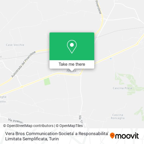 Vera Bros Communication-Societa' a Responsabilita' Limitata Semplificata map