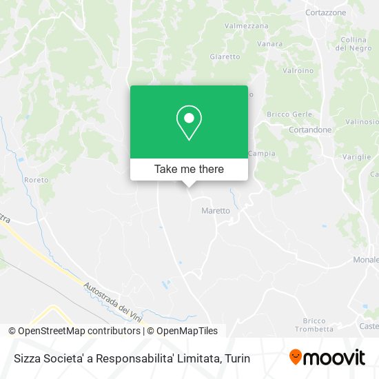 Sizza Societa' a Responsabilita' Limitata map