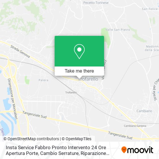 Insta Service Fabbro Pronto Intervento 24 Ore Apertura Porte, Cambio Serrature, Riparazione Serrand map