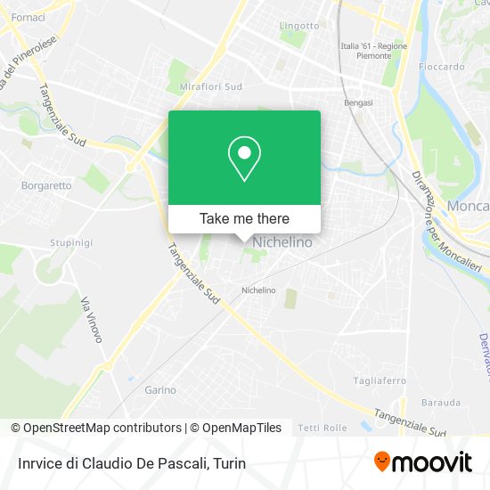 Inrvice di Claudio De Pascali map