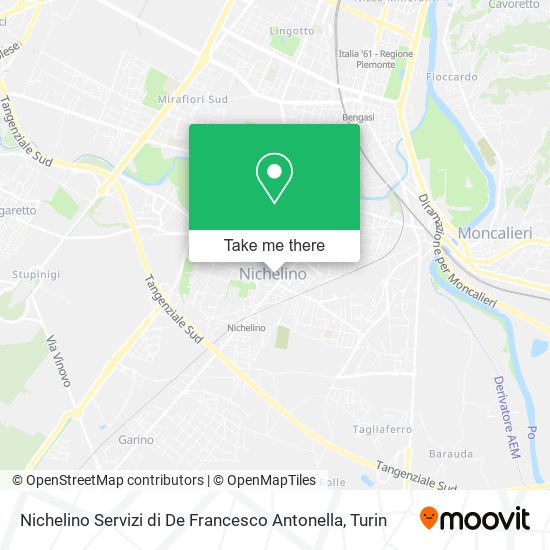 Nichelino Servizi di De Francesco Antonella map